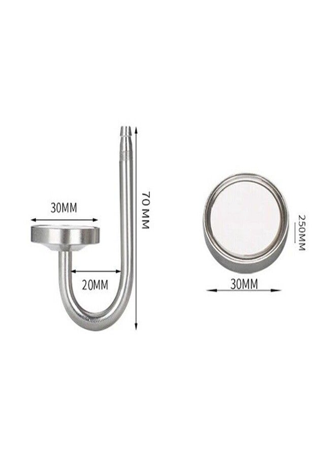 VAYINATO® Ultra Slim Stainless Steel Air Short Co2 Diffuser with Sucker & 2M Air Tube for Aquarium Fish Tank by Petzlifeworld - Image 3